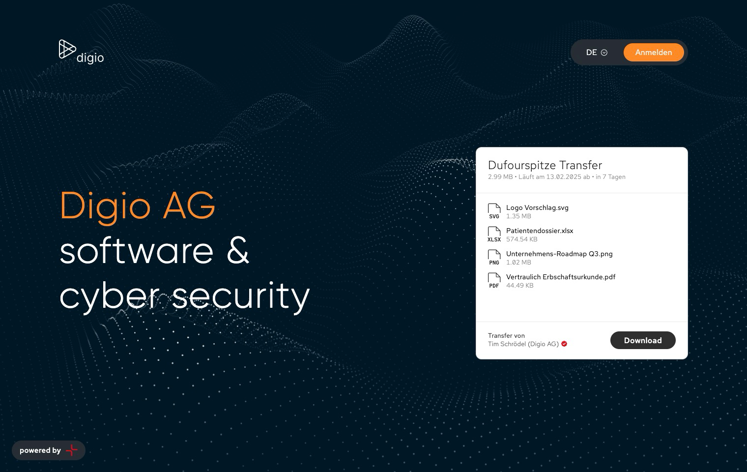White Label Example Digio AG
